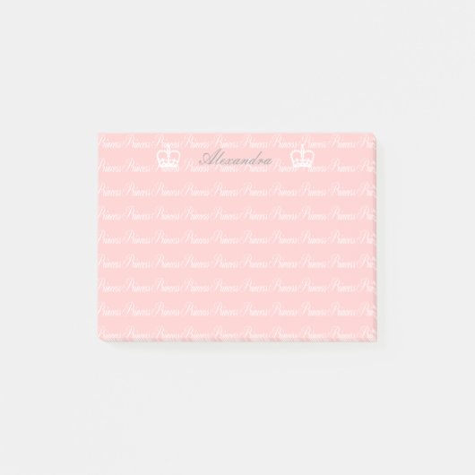 Post-it® Princesse Rose-n-Blanche Custom (Devant)