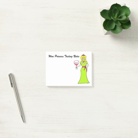 Post-it® Princesse Tasting Notes de vin (Bureau)