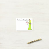Post-it® Princesse Tasting Notes de vin (Sur un bureau)
