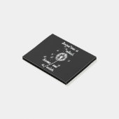 Post-it® printemps /certains voient une mauvaise herbe cert (Incliné)