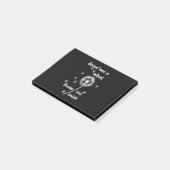 Post-it® printemps /certains voient une mauvaise herbe cert (Incliné)