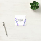 Post-it® Printemps frais camping fleurs de lavande nom date (Bureau)