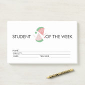 Post-it® Prix de l'étudiant Réalisation Watermelon Notes po (Sur un bureau)