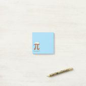 Post-it® Prof de maths Chocolate Pi (Sur un bureau)