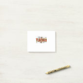 Post-it® Professeur Art Meilleur enseignant Evers (Sur un bureau)