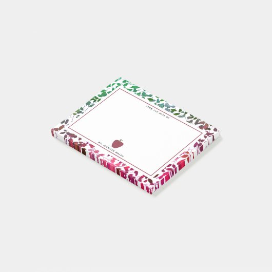 Post-it® Professeur botanique de Boho Apple (Incliné)