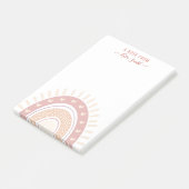 Post-it® Professeur de calligraphie arc-en-ciel Boho person (Incliné)