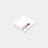 Post-it® Professeur de danse de ballet rose (Incliné)
