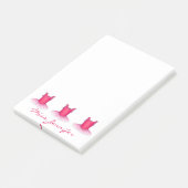 Post-it® Professeur de danse personnalisée Ballet rose Tutu (Incliné)