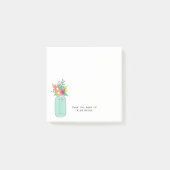 Post-it® Professeur de monogramme de pot de maçon de (Devant)