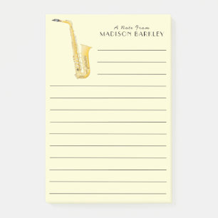 Post-it® Professeur de musique de saxophone