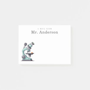 Post-it® Professeur de sciences Laboratoire de microscope