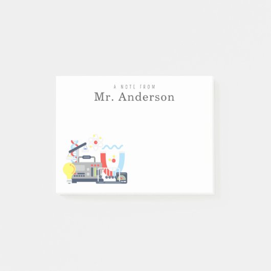 Post-it® Professeur de sciences Physique (Devant)