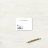 Post-it® Professeur de sciences Physique (Sur un bureau)