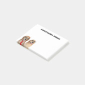 Post-it® Professeur drôle de chien de golden retriever (Incliné)