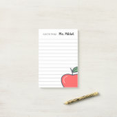 Post-it® Professeur personnalisé  (Sur un bureau)