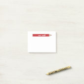 Post-it® Professeur personnalisé (Sur un bureau)