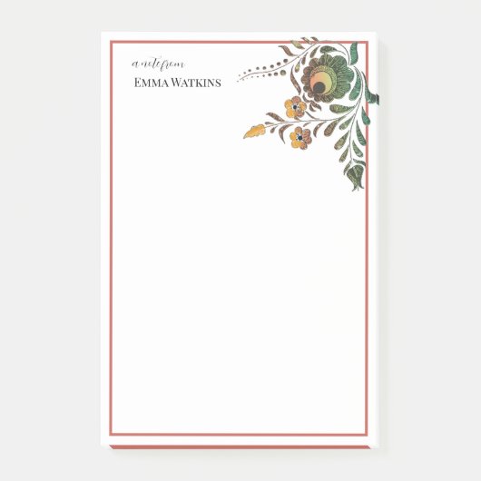 Post-it® Professeur personnalisé Borders Hongrois frontière (Devant)