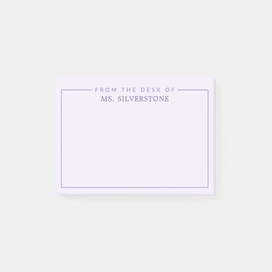 Post-it® Professeur Personnalisé Du Bureau De (Devant)