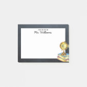 Post-it® Professeur personnalisé Globe and Chalkboard (Devant)