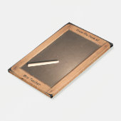 Post-it® Professeur personnalisé par ardoise vintage VNP (Incliné)