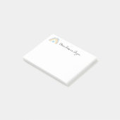 Post-it® professeur retraite arc en ciel (Incliné)