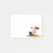 Post-it® Professeur retraité, Scène de plage (Devant)