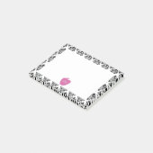 Post-it® Professeur rose de damassé d'Apple (Incliné)