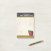 Post-it® Professeur | Style Vintage (Sur un bureau)