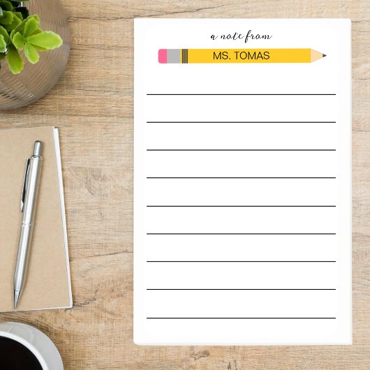 Post-it® Professeur sur mesure Retour à l'école Fin de l'an