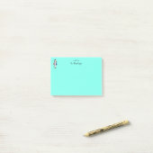 Post-it® Professeur Zèbre Mignon (Sur un bureau)