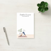 Post-it® Professeure de yoga femme yogini en posture du chi (Bureau)
