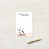 Post-it® Professeure de yoga femme yogini en posture du chi (Sur un bureau)