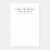 Post-it® Professional Classical Monogram Minimalist Plain (Devant)