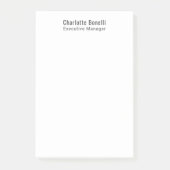 Post-it® Professional Modern Minimalist Plain  (Devant)