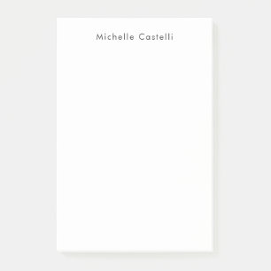 Post-it® Professionnel Classique Noir Blanc Nom