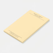 Post-it® Professionnel Élégant Moderne Beige Uni (Incliné)
