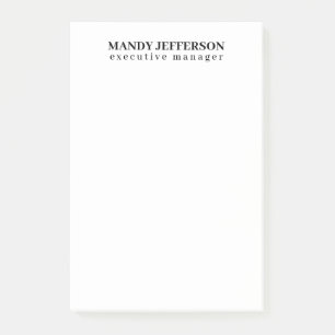 Post-it® Professionnel élégant moderne minimaliste ajouter 