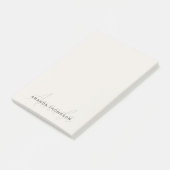 Post-it® Professionnel Élégant Moderne Personnalisé Avec No (Incliné)