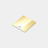 Post-it® Professionnel Glamour Or Modèle Moderne Élégant (Incliné)