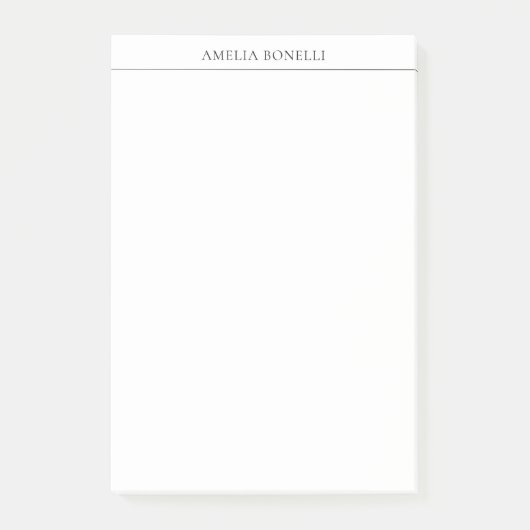 Post-it® Professionnel minimaliste classique (Devant)