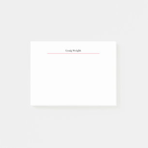 Post-it® Professionnel minimaliste classique simple personn