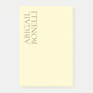 Post-it® Professionnel minimaliste moderne couleur crème
