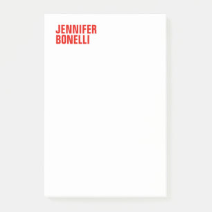 Post-it® Professionnel minimaliste moderne en blanc