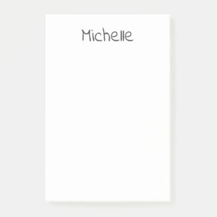 Post-it® Professionnel Minimaliste Moderne Simple Nom Perso