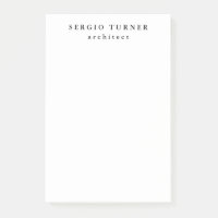 Professionnel minimaliste tendance