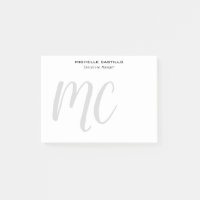 Professionnel Moderne Monogramme Minimaliste