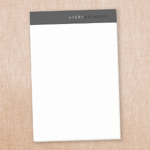 Post-it® Professionnel Moderne Simple Noir Minimaliste