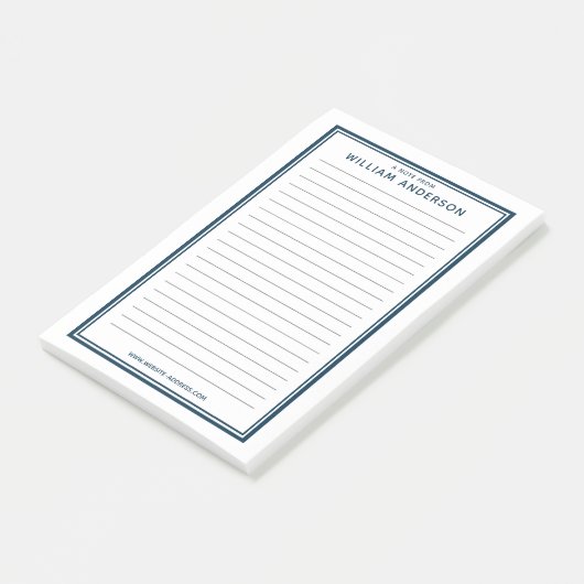 Post-it® Professionnel personnalisé (Incliné)