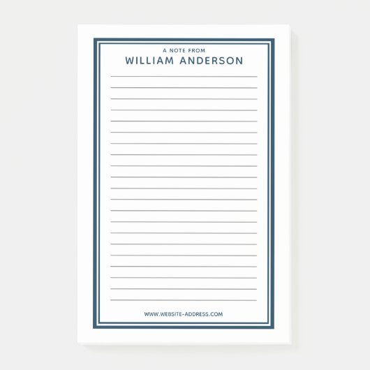 Post-it® Professionnel personnalisé (Devant)